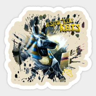 Ashvejlou Arts Anubis Sticker